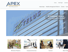 Tablet Screenshot of apexwireless.ca